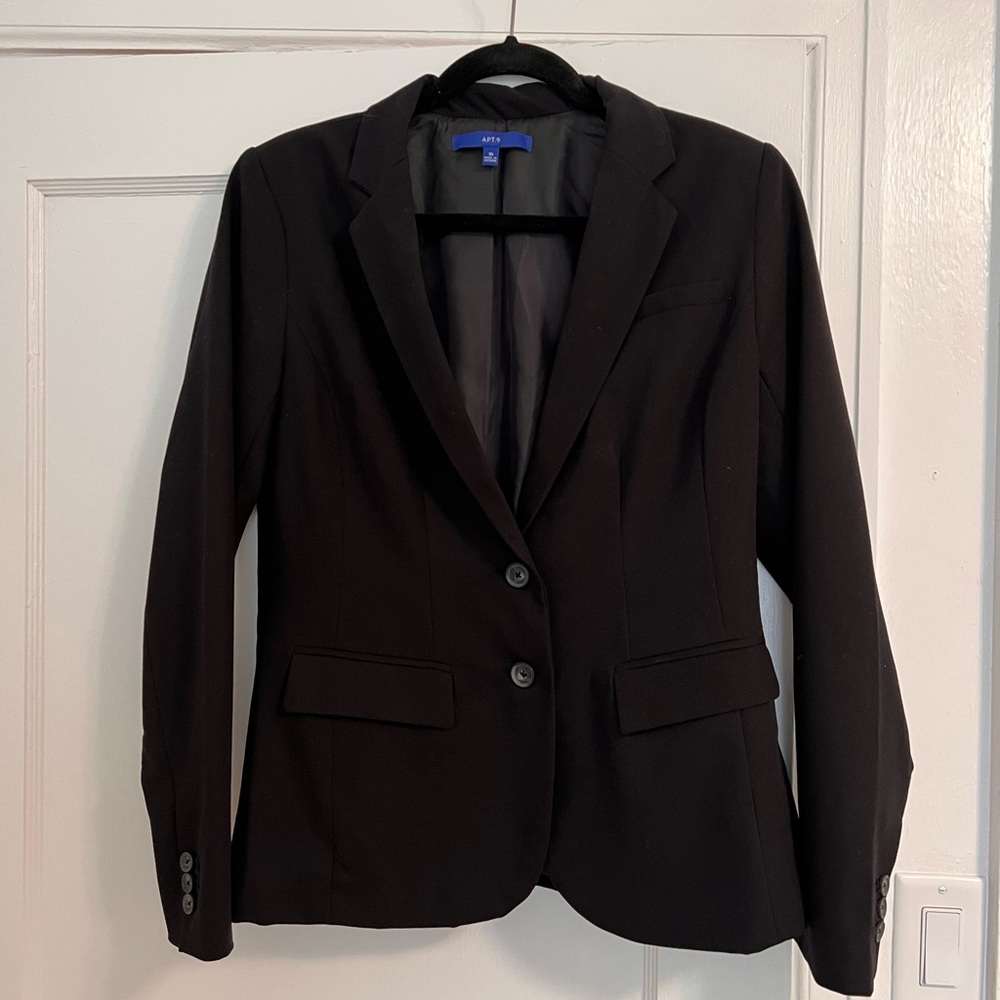 Women’s Black Blazer Apt 9